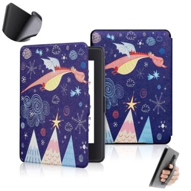 Imagem de GUKSRASO Capa para 7" Kindle Paperwhite 12ª Geração (2024)/ Colorsoft Signature Edition - Despertar/Suspender Automático Inteligente,Material TPU e Alça de Mão
