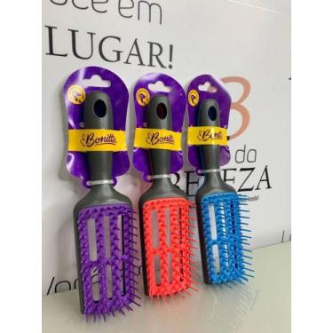 Imagem de Escova de Cabelo Vazada Raquete Marco Boni