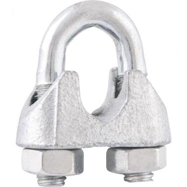 Imagem de Clips P/ Cabo De Aço 3/8 Leve Galv C/ 500 Peças Vonder