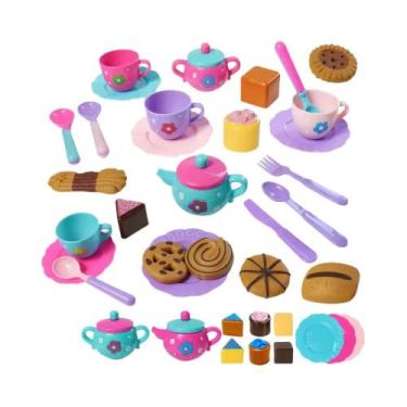 Imagem de Conjunto De Chá Para Meninas Princesas, Brinquedo De Faz De Conta, Chá