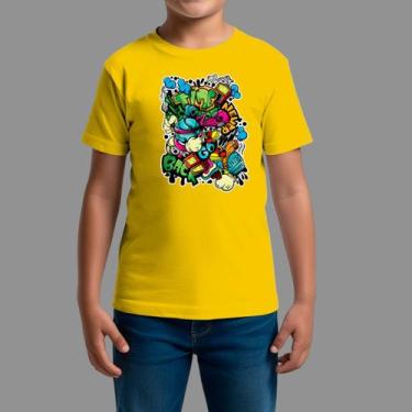 Imagem de Camisa Básica Casual Manga Curta Gola Redonda The Estamp - RodLiwes, A