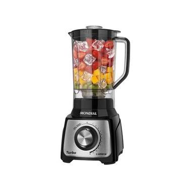 Imagem de Liquidificador Turbo Mondial Preto/Inox 1200W L-1200 BI 127V