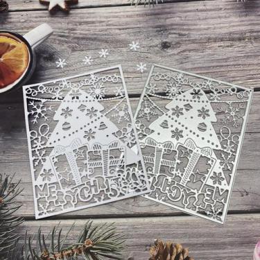 Imagem de Matrizes metálicas de árvore de Natal CraftBeaver para scrapbooking