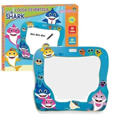 Imagem de Brinquedo Lousa Quadro Branco Infantil Club Shark
