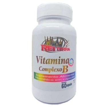 Imagem de Vitamina Complexo B Acido Folico 60 Cápsulas - Rei Terra