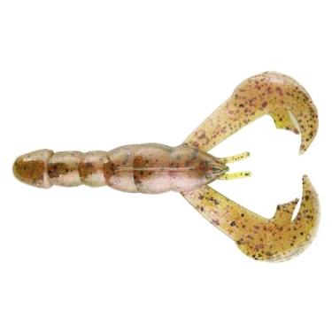 Imagem de Strike King Rage Craw Isca de pesca de 10 cm, larva de plástico macio, design exclusivo, pinças realistas, corpo esbelto, 10 cm, pacote com 7