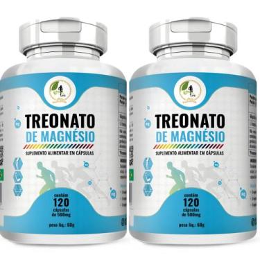 Imagem de KIT C/2 Treonato de Magnésio 120 Cápsulas - Fits Life