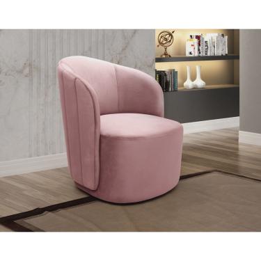 Imagem de Poltrona Concha Stela Decoração Moderna Sala, Recepção, Escritório