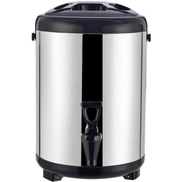 Imagem de Garrafa Térmica Inox 8l - Ideal Para Hotéis E Pousadas, Mantém Bebidas Quentes E Frias