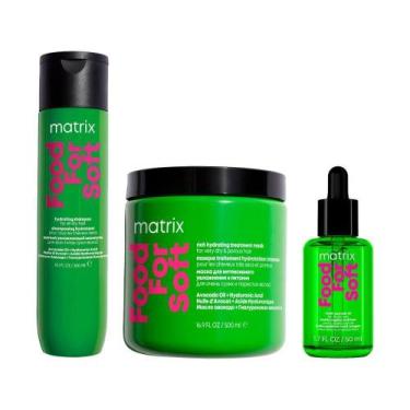 Imagem de Kit Matrix Food For Soft Shampoo 300Ml + 2 Produtos