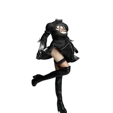 Imagem de ATSTORYTIDE 1/12 Ratio of Women's Clothing，Dress, Skirt, Sexy Jumpsuit Short Skirt (Black)