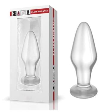 Imagem de Plug Anal De Vidro Cônico Glass Plug Vidro Temperado Sensações Quente Frio PL125 (PRETO)