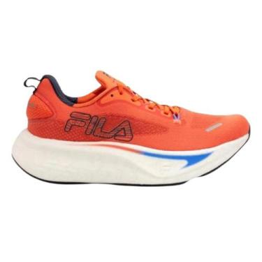 Imagem de Tenis fila float maxxi 2 pro masculino-laranja/preto/azul, Laranja, Az