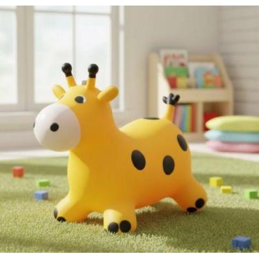 Imagem de Girafa Upa Upa Inflável For Kids Com Som E Luzes - Suporta Até 60kg