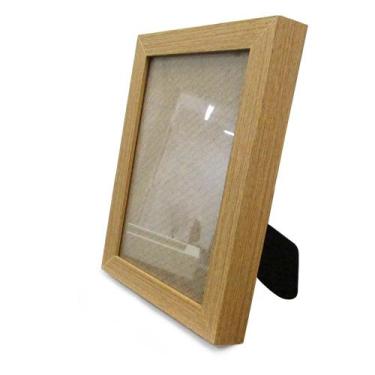 Imagem de Porta Retrato Caixa Freijó - TaColado, 15 x 21 cm