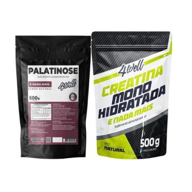Imagem de Kit Creatina 500g + Palatinose 500g - 4well
