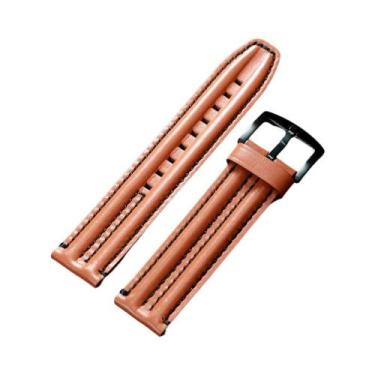 Imagem de Pulseira De Relógio Unissex Vintage Em Couro 20mm 22mm 24mm Couro Genu
