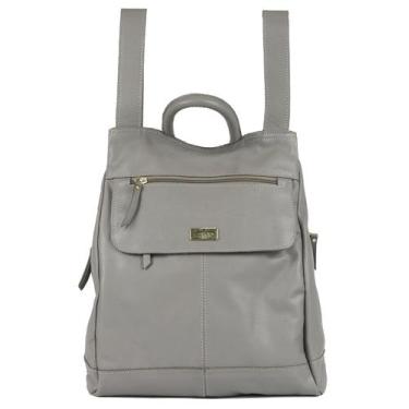 Imagem de Mochila Feminina luxo Viagem Anti Furto Notebook em Couro Legitimo - B