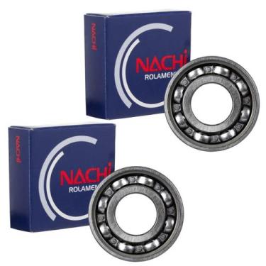 Imagem de Kit rolamentos nachi comando de valvula bros 150/cg 150 titan 6001 600