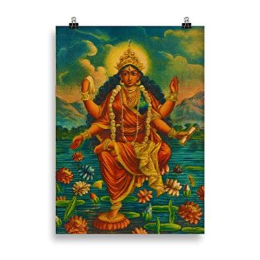 Imagem de Pôster de papel fosco aprimorado Rubino Yoga Zen Goddess (cm)