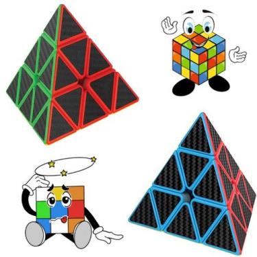 Imagem de Cubo Mágico Profissional Cubotec Triangular 290-5 - Braskit