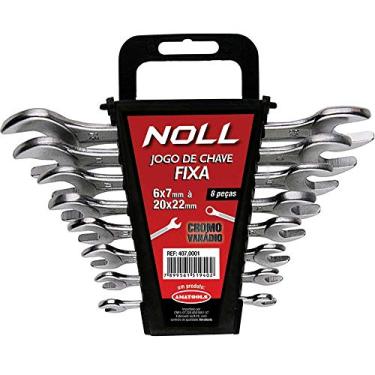 Imagem de Jogo de Chave Fixa 6x7 20x22mm 8 Peças Noll 407,0001