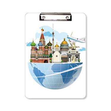 Imagem de Prancheta de Prancheta da Catedral de São Basílio da Rússia Placa de apoio A4