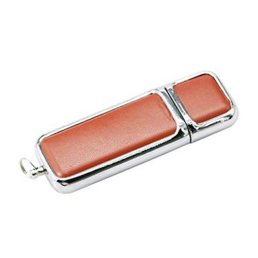 Imagem de 4 GB Marrom PU Chaveiro USB Flash Drive Pen Drive Pen Drive PenDrive Flash Drive USB Disco USB Pen Drive USB Disco Flash USB