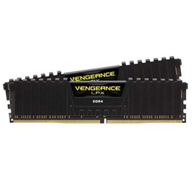 Imagem de Memória para desktop Corsair Vengeance LPX 16 GB (2 x 8 GB) DDR4 3000 (PC4-24000) C16 1,35 V - Memória preta para PC