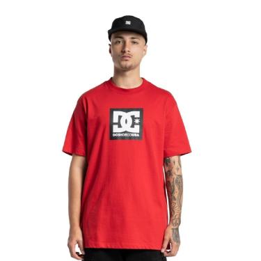 Imagem de Camiseta DC Square Star Masculino - Vermelho-Masculino