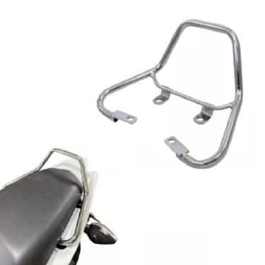 Imagem de Alça Super Alta P/ Moto Honda 160 Garupa Traseira Alça Cromada para Pa