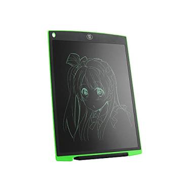 Imagem de Tablet de Desenho, Bloco de Desenho Com Caneta 12ich Prancheta para Escrever, Desenhar, Rabiscar, Rascunho de Escritório, Registros de Reuniões (Verde)
