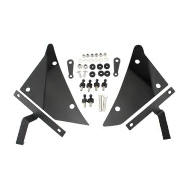 Imagem de JicSuXi Painel lateral da motocicleta, capa, tanque, guarnições, garagem, substituição, concha, carenagem, placas de capô, conjunto de reposição para K1600GT, Preto Brilhante