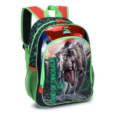 Imagem de Mochila Grade Escolar Land Of Dinosaur Resistente P/ Meninos - D'PRESE