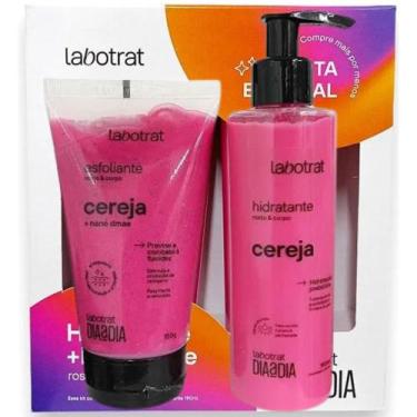 Imagem de Kit Dia A Dia Com Hidratante e Esfoliante Labotrat - Cereja