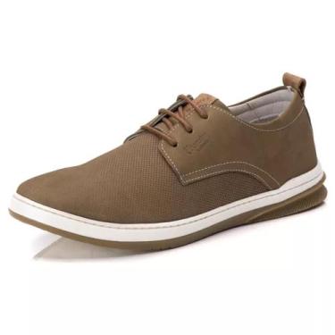 Imagem de Sapatênis Masculino Couro Rustico Comfort Alta Qualidade R 7000 - rANS