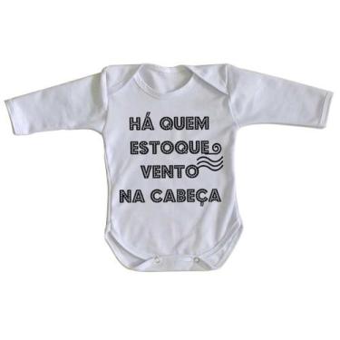 Imagem de body nenê criança roupa bebê manga longa Estocar vento - Empório Dutra