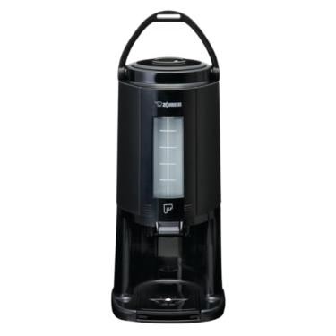 Imagem de Zojirushi Dispensador térmico de bebidas forrado com pote de gravidade com suporte pequeno, 2,5 ml, preto