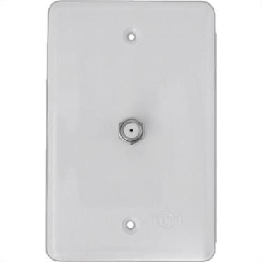 Imagem de Conjunto Ilumi Stylus Branco Com Placa Conector Tv - 2553