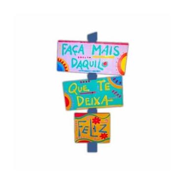 Imagem de Placa Decorativa Setas Mdf Frases Motivacionais