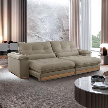 Imagem de Sofá Dubai Veludo 02 Módulos de 80 cm B25 cm Meu Sofá Online