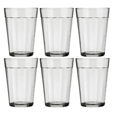 Imagem de 6 Copos Americano Transparente Café Nadir 300ml - NADIR FIGUEIREDO
