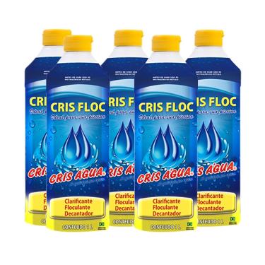 Imagem de 5 cris floc clarificante 1 litro cris água