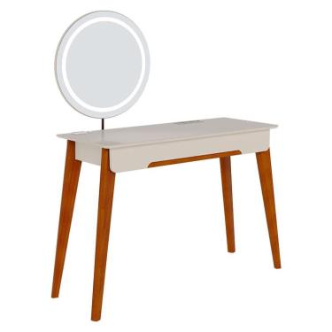 Imagem de Penteadeira Ambiente Jazz Off White com Led - Imcal