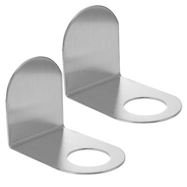 Imagem de UKCOCO 2Peças Suporte de Chuveiro Inoxidável com Gancho Frascos de Shampoo de Organização Cozinha