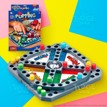 Imagem de Jogo de Estratégia Popping Movers Tabuleiro Divertido com Dado Pop-Up Brinquedo Divertido para Crianças e Toda a Família