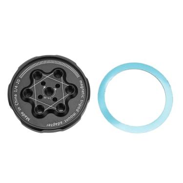 Imagem de Telefone magnético tripé adaptador poderoso seguro aperto leve liga de alumínio para Osmo Mobile 6 5 4 SE estabilizador gravação de vídeo