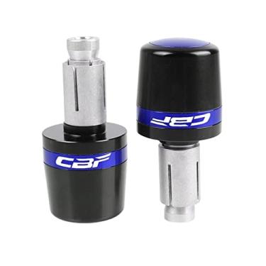 Imagem de Extremidades de manoplas de guidão de motocicleta, tampas de extremidade de manoplas, acessórios deslizantes de peso para CBF 125 150 250 500 600 600s CBF1000 CBF 600 CBF1000 CBF250 CBF500 CBF125