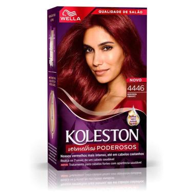 Imagem de Tinta de Cabelo Koleston Borgonha Vibrante 4446