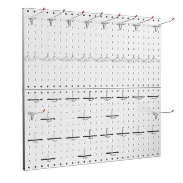 Imagem de Organizador de parede Pegboard TORACK Metal 70PCS Tools Storage